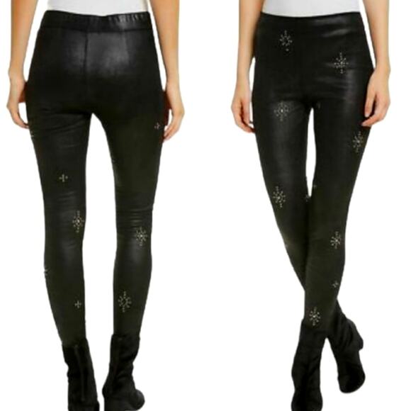 Free People Faux Suede Star Studded Leggings - Picture 7 of 7